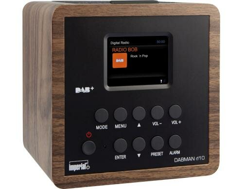 Imperial Dabman d10, DAB+-Radio, braun DAB+ und UKW Radio, 3.5mm