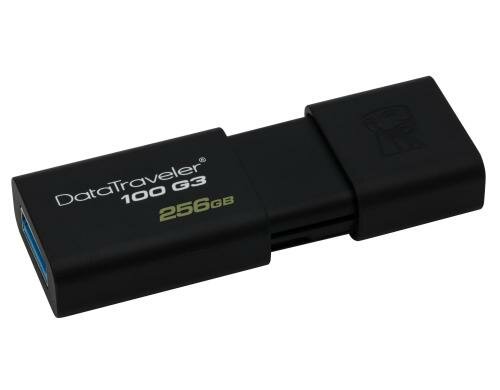 Kingston DataTraveler USB3 100 G3 256GB schwarz, ohne Deckel