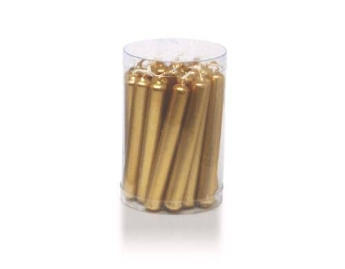 balthasar Baumkerzen gold 20er Set B: 12 x H: 102mm