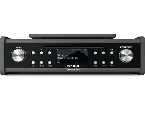 Technisat DigitRadio 20 CD, Anthrazit Küchenunterbauradio, DAB+, CD