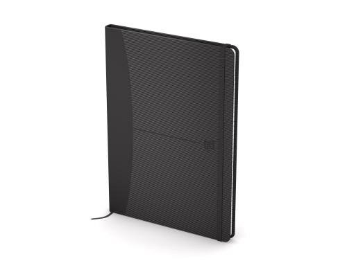 Oxford Notizbuch Scribzee-komp. 90g/qm, A5, 80 Seiten, kariert, grau