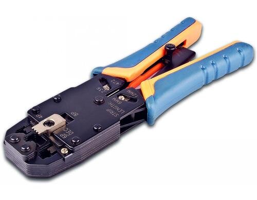 Wirewin Professional Crimpzange Crimpt 4/6 und 8-polige Stecker