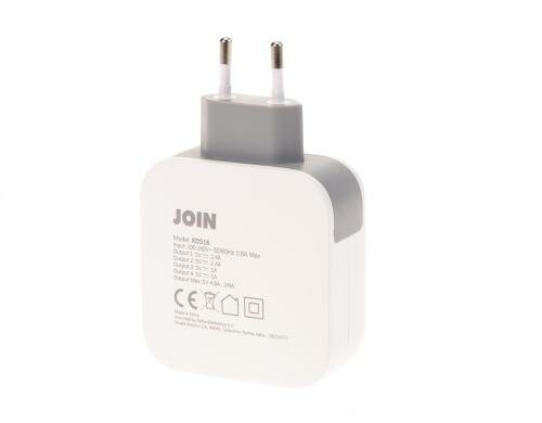 Alpha Elettronica KD516 Steckernetzteil 34 W, 5 VDC, 2x 2.4 A + 2x 1 A, USB A
