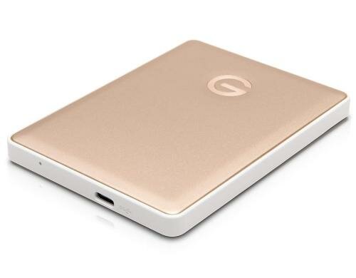 G-Tech Drive mobile USB-C, 2.5 2TB USB-C, Gold