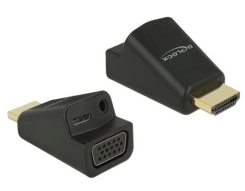 Monitoradapter HDMI-A zu VGA mit Audio HDMI-A Stecker zu VGA Buchse, 3.5mm Klinke