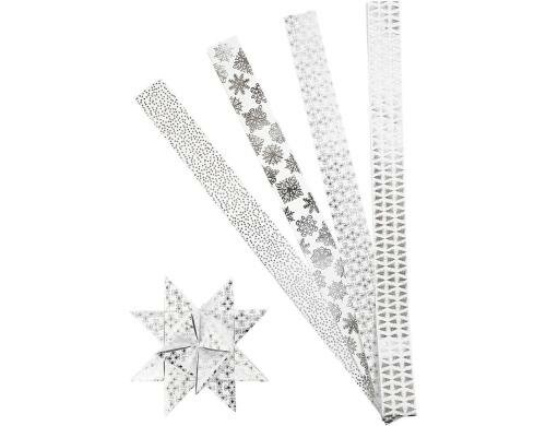 Creativ Company Papierstreifen Fröbelsterne XL, D: 18 cm, 10 Sterne