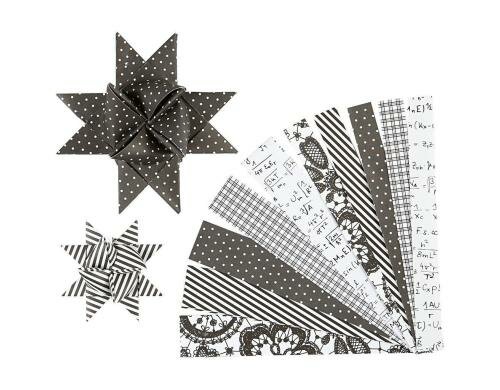 Creativ Company Papierstreifen Fröbelsterne 15 Sterne, D: 6.5 + 11.5 cm