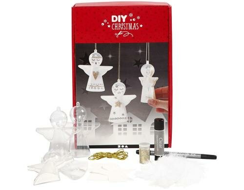 Creativ Company Bastelset für 3 Acryl-Engel