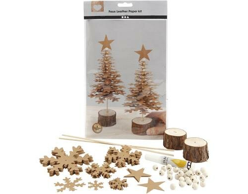 Creativ Company Bastelset Weihnachtsbaum natur, 25 cm
