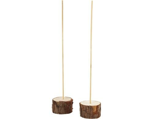 Creativ Company Standfuss aus Holz 25 cm, D: 5 cm