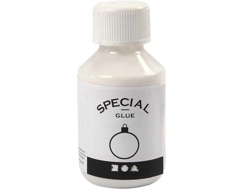 Creativ Company Glas-Kleber 100 ml transparent, für Glitzer auf Glas und Acryl