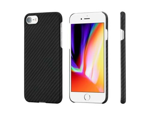 iPitaka Aramid Case für iPhone 7/8 schwarz / grau