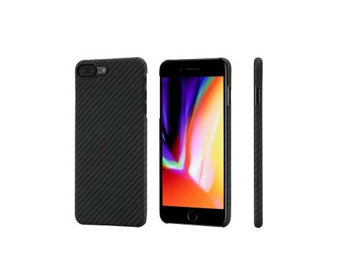 iPitaka Aramid Case für iPhone 7+/8+ schwarz / grau