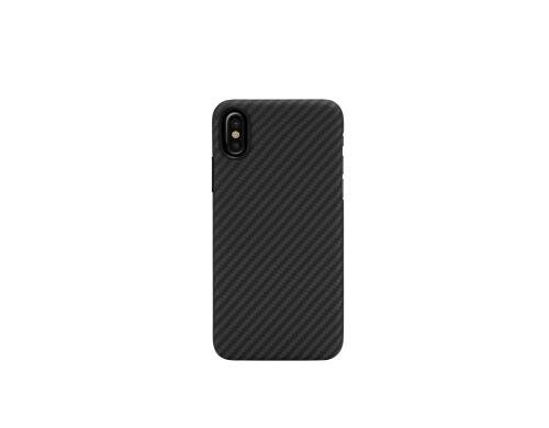 iPitaka Aramid Case für iPhone X schwarz / grau