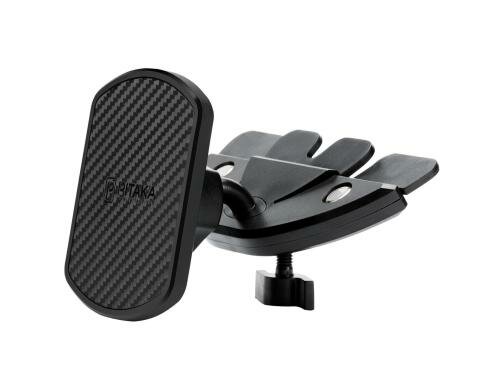 iPitaka Magmount CD-Halterung Qi Charger Pro-Version, schwarz