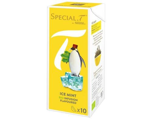 Nestlé SPECIAL.T Organic Ice Mint Packung mit 10 Kapseln à 1.2g