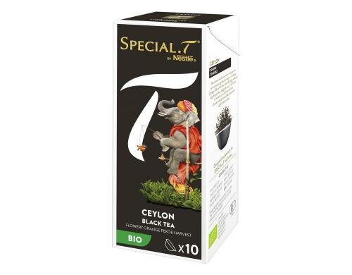 Nestlé SPECIAL.T Organic Ceylon Packung mit 10 Kapseln à 2.5g