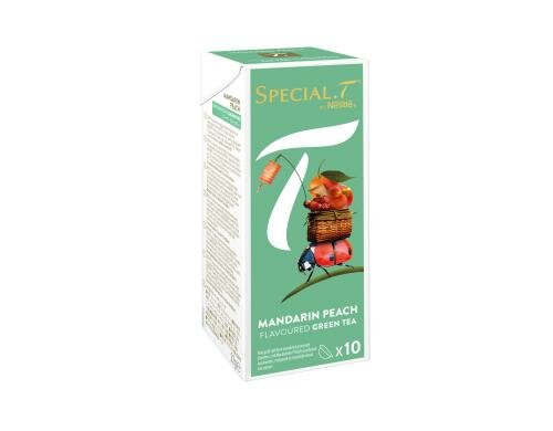 Nestlé SPECIAL.T Mandarin Peach Packung mit 10 Kapseln à 2.2g