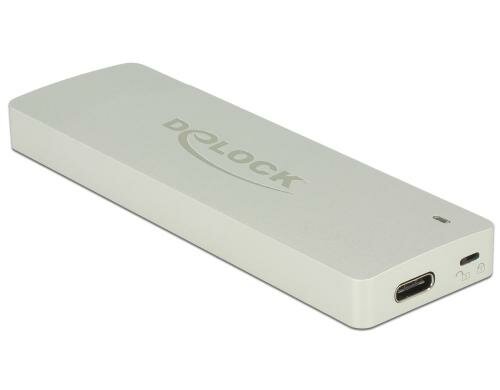 Delock M.2 SATA zu USB.3.1 Gehäuse Betrieb von M.2 SSDs an USB3.1 TypC