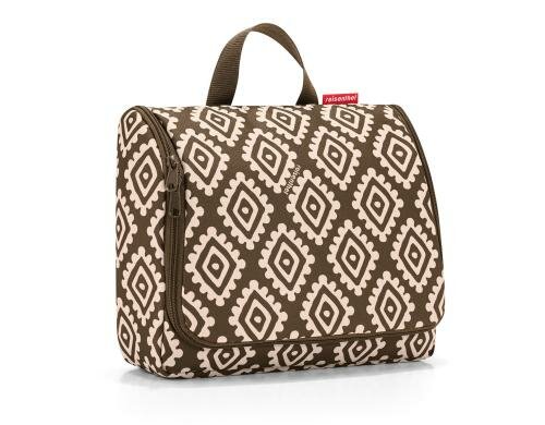 Reisenthel Necessaire toiletbag XL 4 l diamonds mocha, 28 x 25 x 10 cm