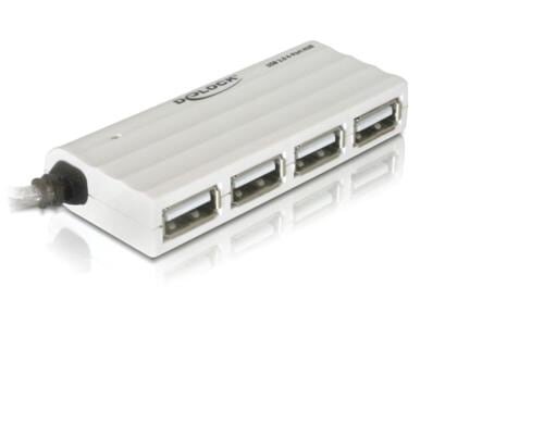 Delock USB 2 Hub 4-Port Slim Delock