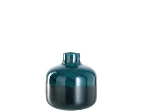 Leonardo Vase Lucente blau 25cm HxD: 25x23cm, lüstern Optik