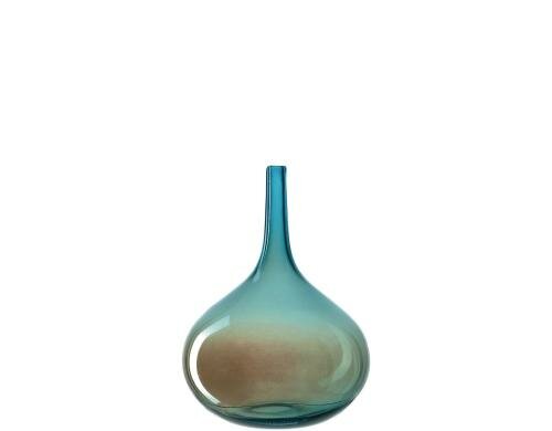 Leonardo Vase Lucente blau 29cm HxD: 29x22cm, lüstern Optik