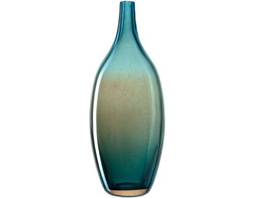 Leonardo Vase Lucente türkis 32cm HxD: 32x13cm, lüstern Optik