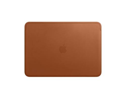Apple 13 Macbook Pro Lederhülle S.Braun Lederhülle Sattelbraun