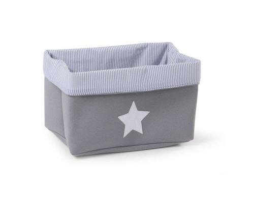 Childhome Canvas Box Grey 32x20x20cm