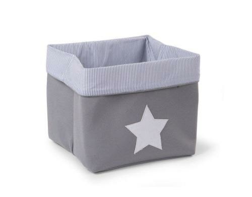 Childhome Canvas Box Grey 32x32x29cm