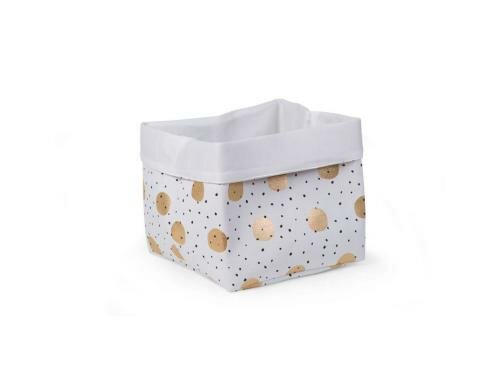Childhome Canvas Box Gold dots 32x32x29cm