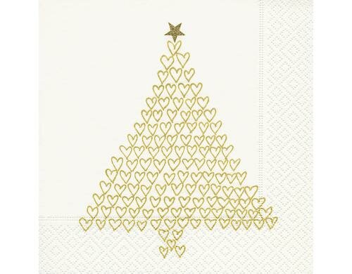 Paper + Design Servietten Heart tree 33x33 cm, 20 Stück