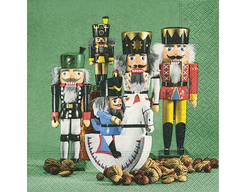 Paper + Design Servietten Nussknackerparade 33x33 cm, 20 Stück