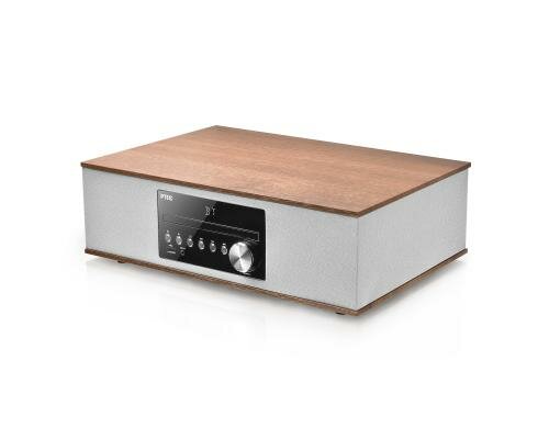 P TEC Titlis, DAB+ und Internetradio silber, Holzoptik, Bluetooth, CD, USB