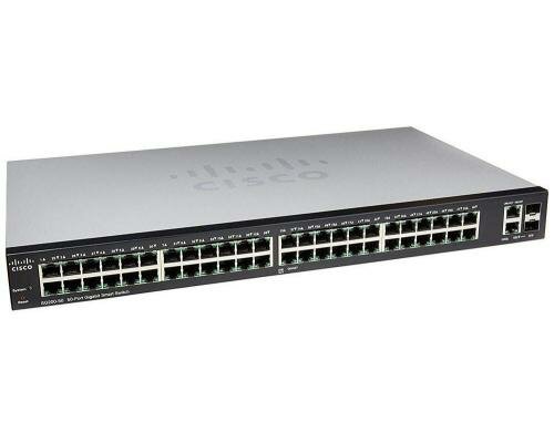 Cisco SG250-50: 50 Port Smart Switch 48xGE, 2xSFP/RJ45 shared