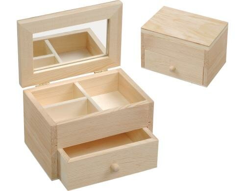 Knorr Prandell Schmuckkasten Grösse 13 x 8.7cm, Naturholz