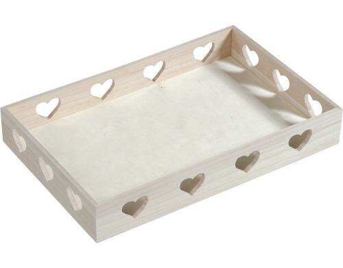 Knorr Prandell Serviertablett rechteckig Grösse 40x26x6cm, Naturholz