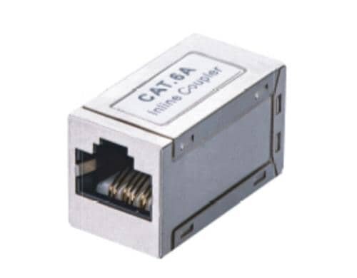 Wirewin Kupplung für RJ-45 Kabel CAT.6A, geschirmt, Metalgehäuse