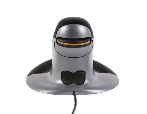 Fellowes Penguin Ergomaus, schwarz L für Handflächen >18cm mit Kabel