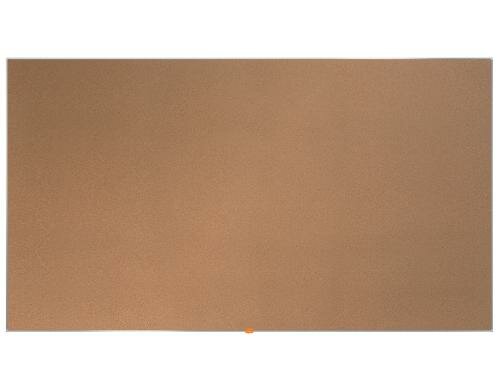 Nobo Korktafel 85 Widescreen mit Aluminiumrahmen
