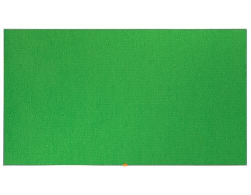 Nobo Pintafel 85 Widescreen rot Filz, mit Aluminiumrahmen