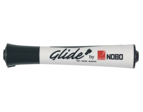 Nobo Liquid Ink Boardmarker schwarz 12 Stk., farbintensives Schriftbild,