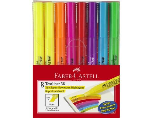 FABER-CASTELL Textliner 38 8er Etui