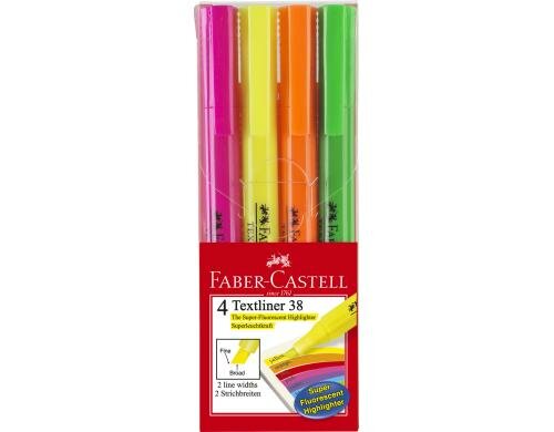 FABER-CASTELL Textliner 38 4er Etui