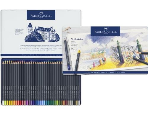 FABER-CASTELL Goldfaber Farbstift 36er Metalletui