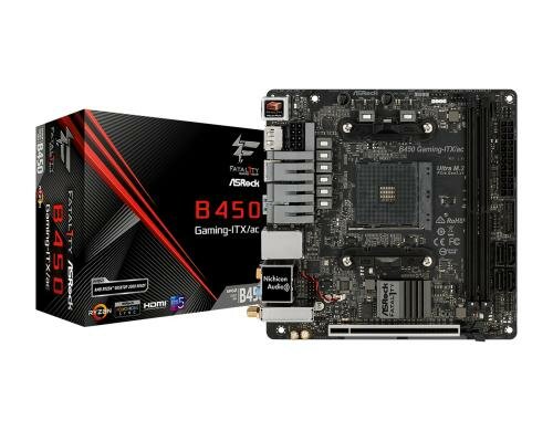 ASRock B450 Gaming-ITX/AC, mini-ITX, AM4 AMD B450, 2x DDR4, PCI-E 3.0