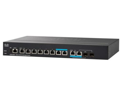 Cisco SG350-8PD: 8 Port Managed Switch 6xGE, 2x2.5G/1G RJ45 shared