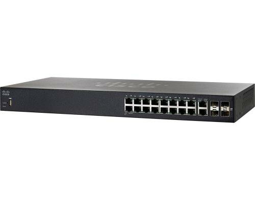 Cisco SG350-20: 20 Port Managed Switch 16xGE, 2xSFP, 2xSFP/RJ45 1G
