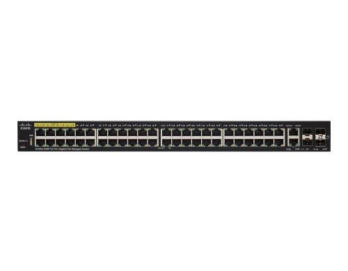 Cisco SG350-52: 52 Port Managed Switch 48xGE, 2xSFP/RJ45 1G